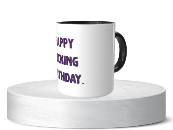 Śmieszny Kubek Na urodziny - Happy Fucking Birthday